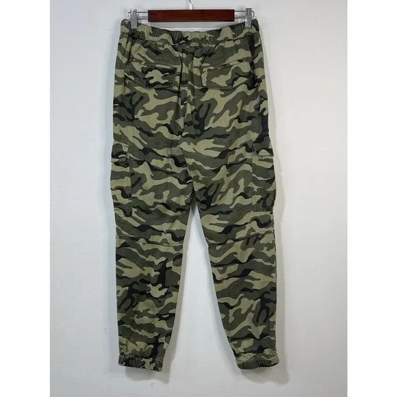 NWT Pam & Gela Camo Cargo Pants with Belt Size S Multicolor - Picture 6 of 13